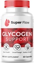 (1 pacchetto) Super Flow Glycogen, SuperFlow Glycogen Support Capsules, Glyco Optimizer Formula, Natural Blood Vessel Cleaner, Premium Super Flow Glycogen Support (60 capsule)