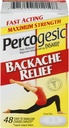 Percogesico Backache Rilievo Dolore, Forza massima, 48 compresse