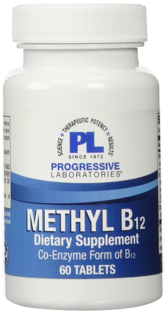 Labs progressifs Méthyl B12 Supplément, 60 Nombre