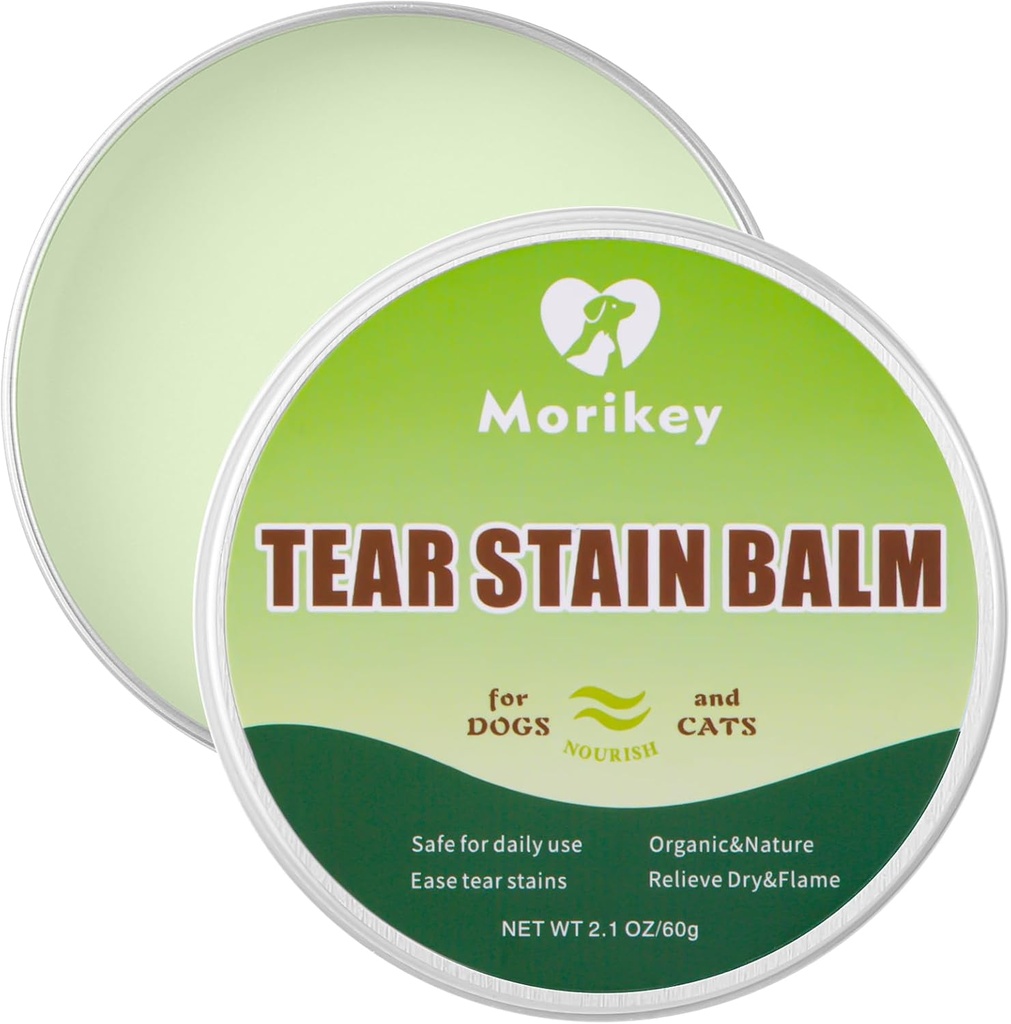 Pet Tear Stain Entfernen Balm,2.1oz 100% Bio & Natürliche gepflanzte Balsam Soother & Moisturizer Augenpflege für Hunde und Katzen,Relief Eye Area Dry, Tear Stain,Gentle und Non-Irritation