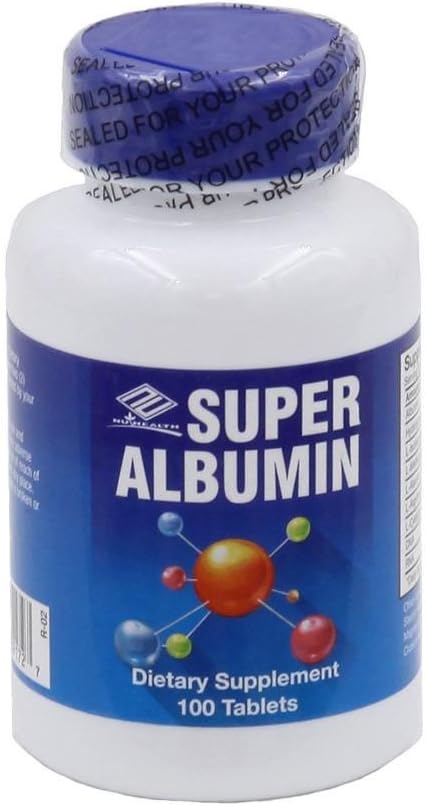 Super Albumin (100 Tablets) - 12 Pack by Nu-Health