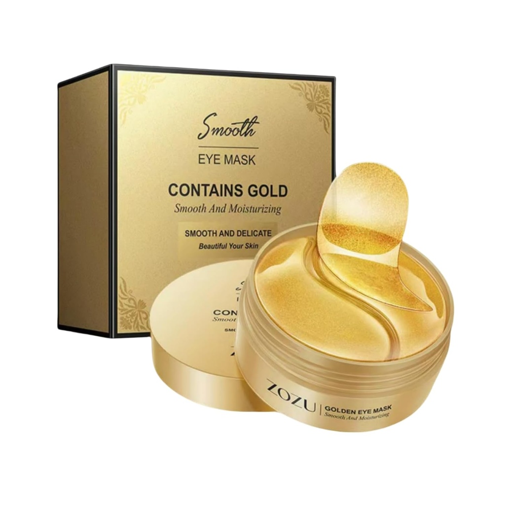 Hyaluronsäure Augenaufnäher (entfernt dunkle Kreise, Augentaschen, Augenpflege, Falten, Puffy Eyes, Hautkissen) - Anti-Aging Moisturising 60PCS. Für Männer und Frauen