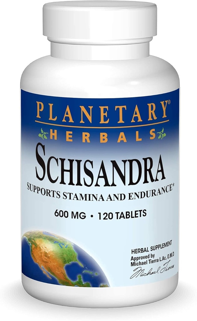 Erboristeria Planetaria Schisandra Tablets, 600 mg, 120 Conte