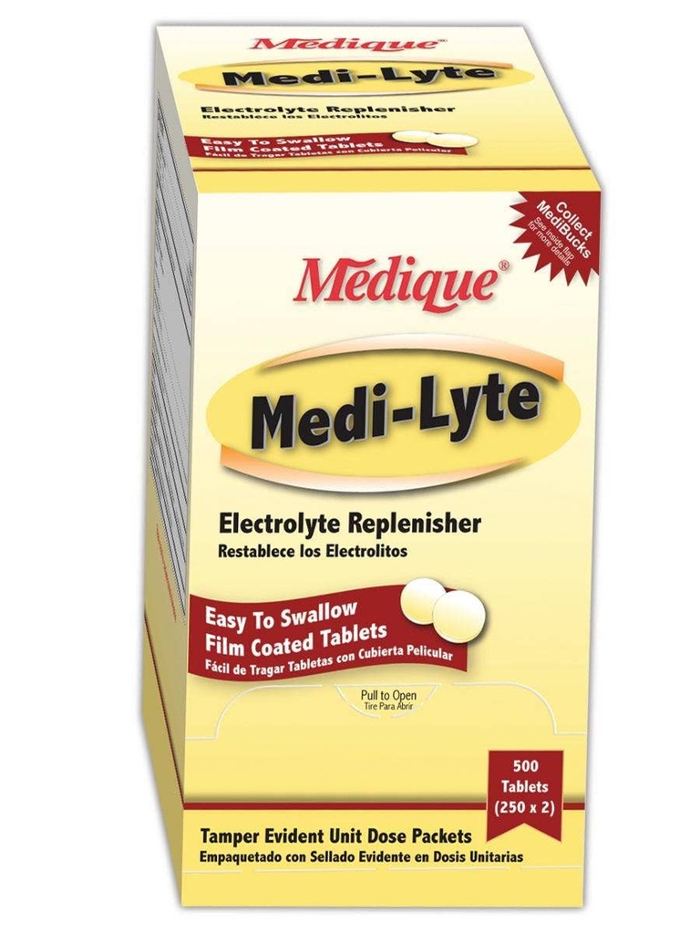 Medique MP030-33 Medi-Lyte Wärmeentlastung, Kapazität, Volumen, Standard, Weiß (Pack von 50)