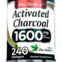 FITO MEDIC's Lab | Aktivierte Charcoal Pillen| 1600 mg pro Servieren | 240 Caps | Aktivierte Charcoal | Charcoal Capsules. Charcoal Pills. Ultra hohe Absorption, s.
