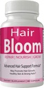 Haar Bloom Haarwachstum Pillen Haut und Nägel Ergänzung - Fortgeschrittene einzigartige Haarwachstum Vitamine und Mineralien mit Biotin - Glutenfreie 60 Kapseln
