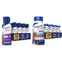Assicurare COMPLETE Nutrition Shake & Assicurare Plus Nutrition Shake With Fiber, 16 Grammi di Proteine, Liquido di Sostituzione del Pasto, Cioccolato del Latte, Senza glutine, 8 Fl Oz (Pack of 24)