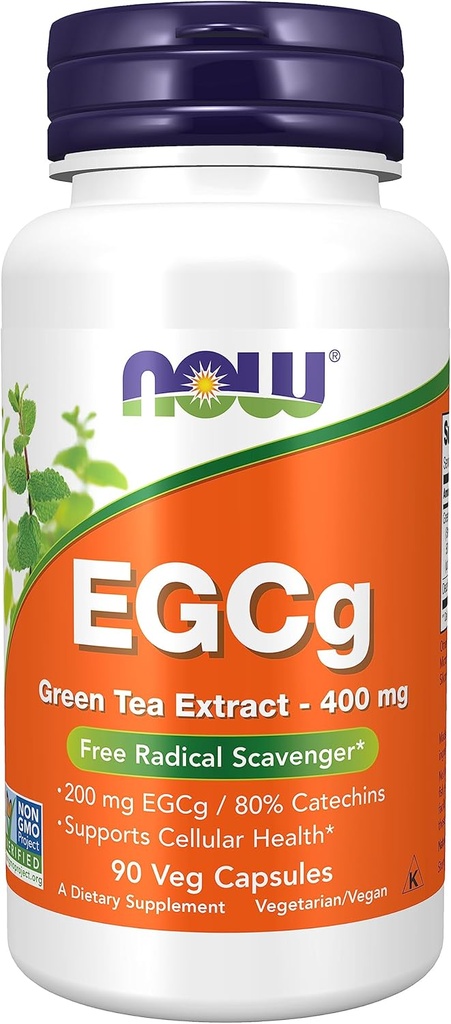 Jetzt Beilagen, EGCg Green Tea Extract 400 mg, Free Radical Scavenger*, 90 Veg Kapseln