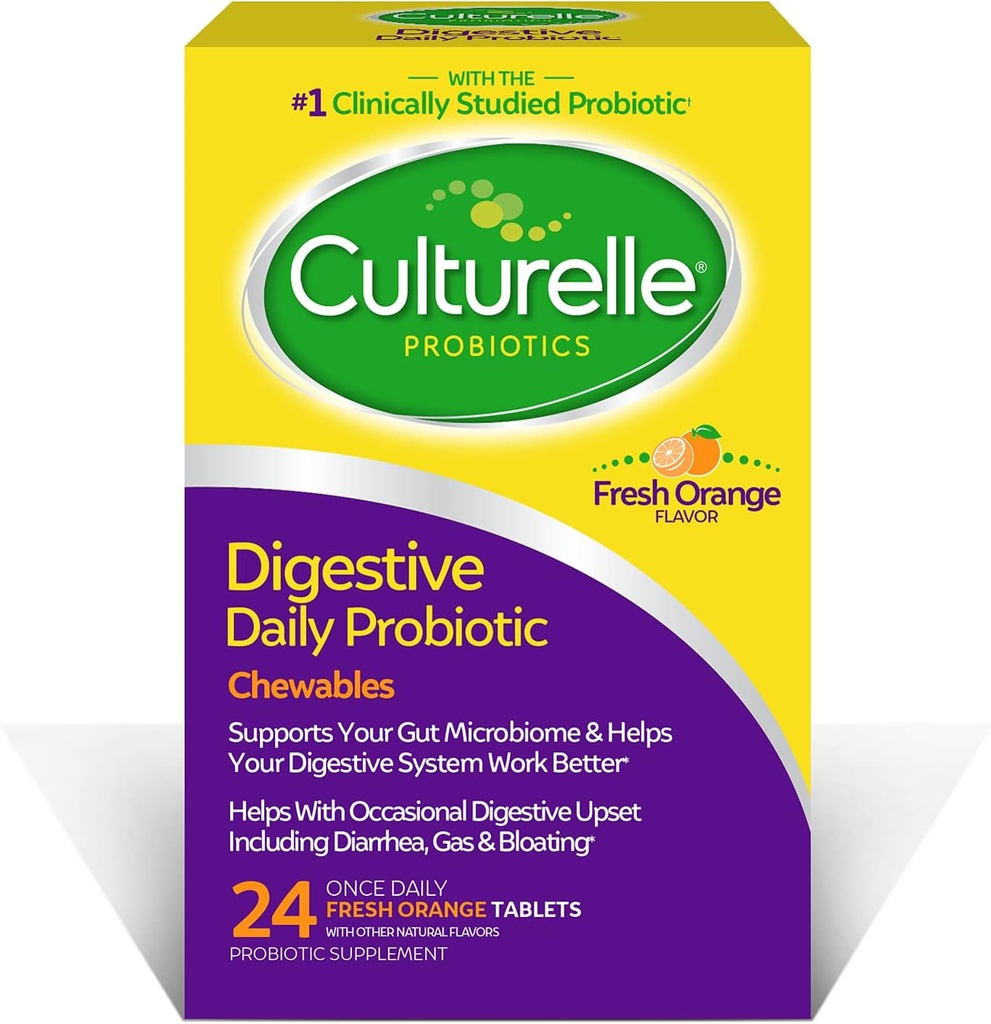 Culturelle Kids Probiotiques à croquer pour les enfants Digestion et santé immunitaire, santé digestive Probiotiques quotidiens pour les hommes et les femmes