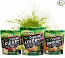 Opportuniteas Matcha Detox Tea Powder - Organic Turmeric Matcha Green Tea, Kidney Detox e Organic Liver Detox Bundle