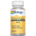 SOLARAY Mangan-Ergänzung 50 mg - Essential Trace Minerals - Advanced Trace Mineral Supplements für Knochenfestigkeit und Knochengesundheit - Lab Verified, 60-Day Garantie, 100 Servietten, 100 VegCaps