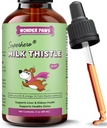 Wonder Paws Thistle de lait, soutien du foie pour les chiens, soutient la fonction rénale pour les animaux de compagnie, détox, soutien hépatique, avec l'huile de saumon sauvage de l'Alaska & Curcumin, Omega 3 EPA & DHA (2 Oz)