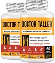 NuBest Doctor Taller - Knochenstärke unterstützt, Enhance Immunsystem - Keto mit Calcium, Vitamin D3, Vitamin K2, Aminosäuren & Kräuter für Kinder (8+) | Pack 2