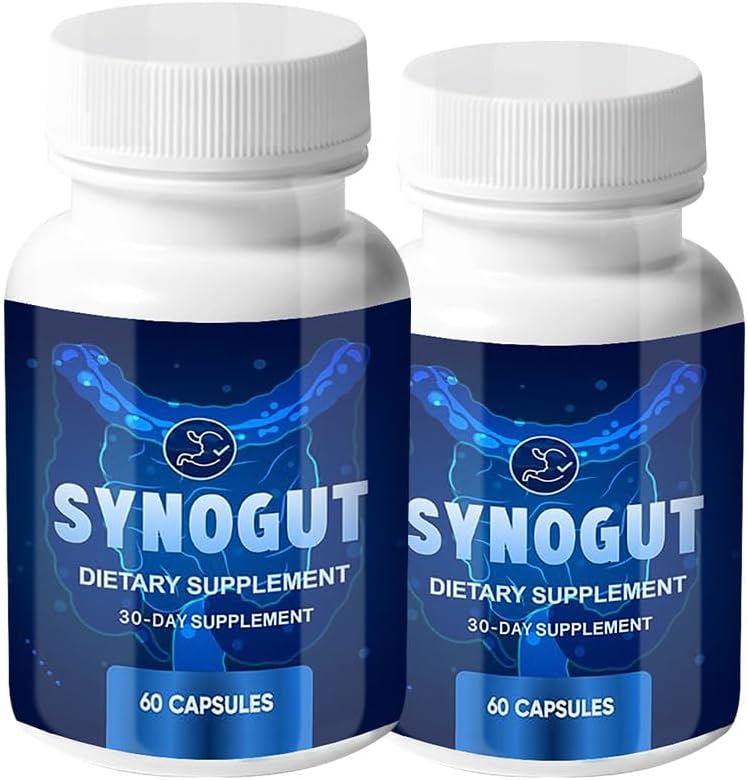 (2 Pack) Synogut - Synogut Pillen für Verdauungshilfe Gut Gesundheit (120 Kapseln - 2 Monate Versorgung)