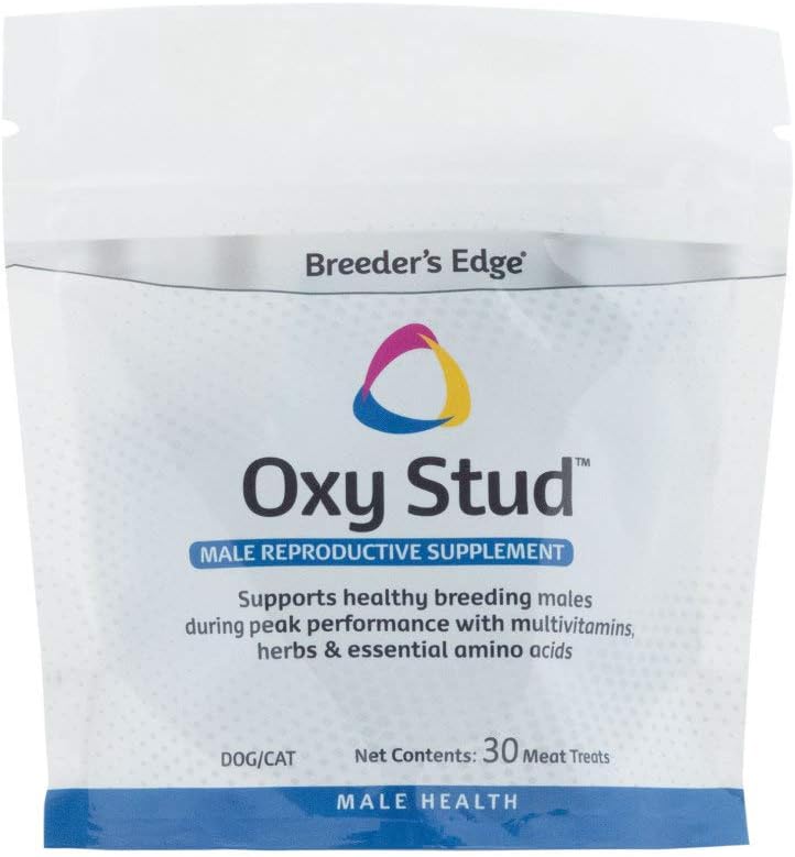 Bordo di Breeder Oxy Stud- Male Performance Supplemento- 30ct Trattamenti di carne