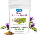 One Planet Nutrition Nano Holy Basil Powder 8 oz (227 portions), Tulsi, Nano pour l'absorption accrue, soutient le stress et le soutien immunitaire, non-OGM, végétalien, sans gluten