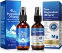 Pack de 2 pulvérisateur d'huile de magnésium pur 4.04 FL.OZ