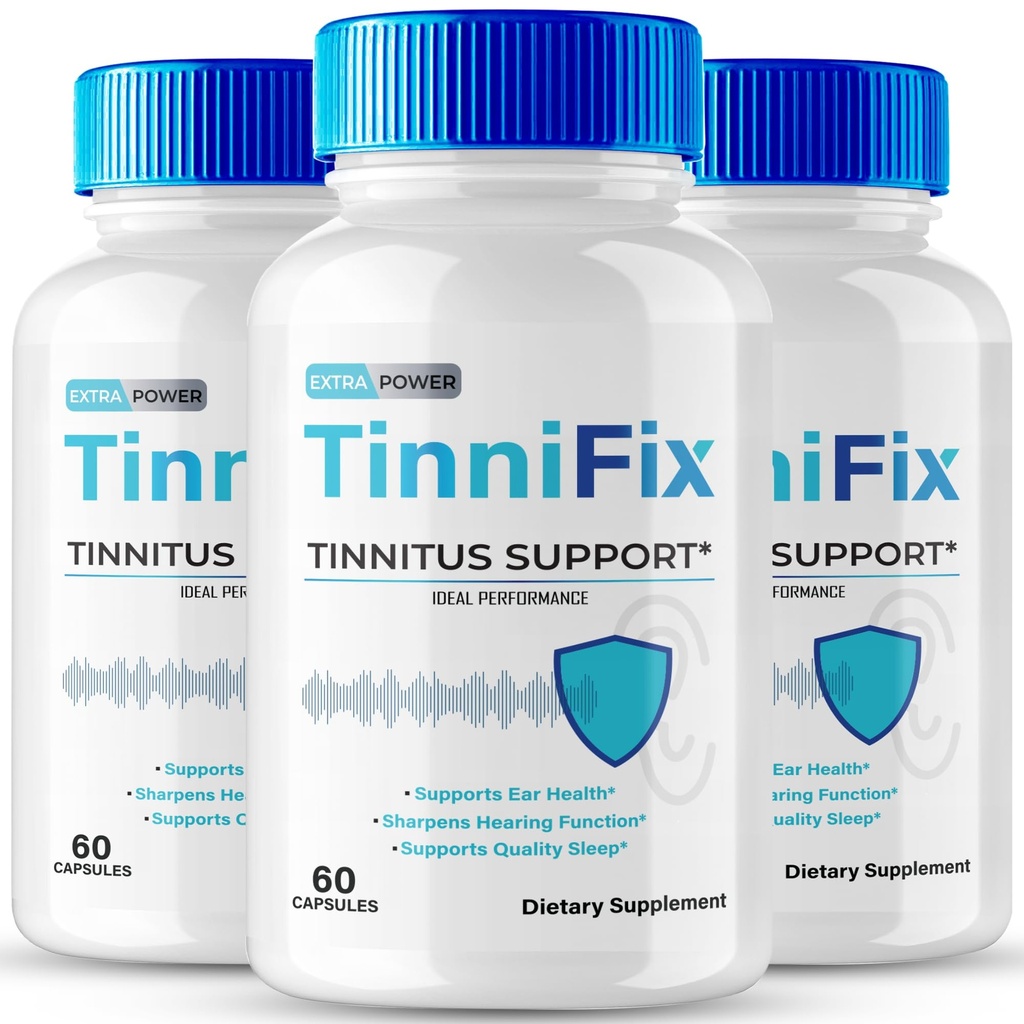 Tinnifix Tinnitus Relief für Ringen Ohren Kapseln - Fortgeschrittene Hörgerät Formel Pillen, Tinnifix Pillen Pflege gesundes Gehör, Alle natürlichen Ohr Gesundheit, Tinni Fix Bewertungen (3 Pack)