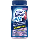 Alka-Seltzer PM Rilievo di bruciore di stomaco + sostegno del sonno Gummies, 46 ct (pacchetto di 2)