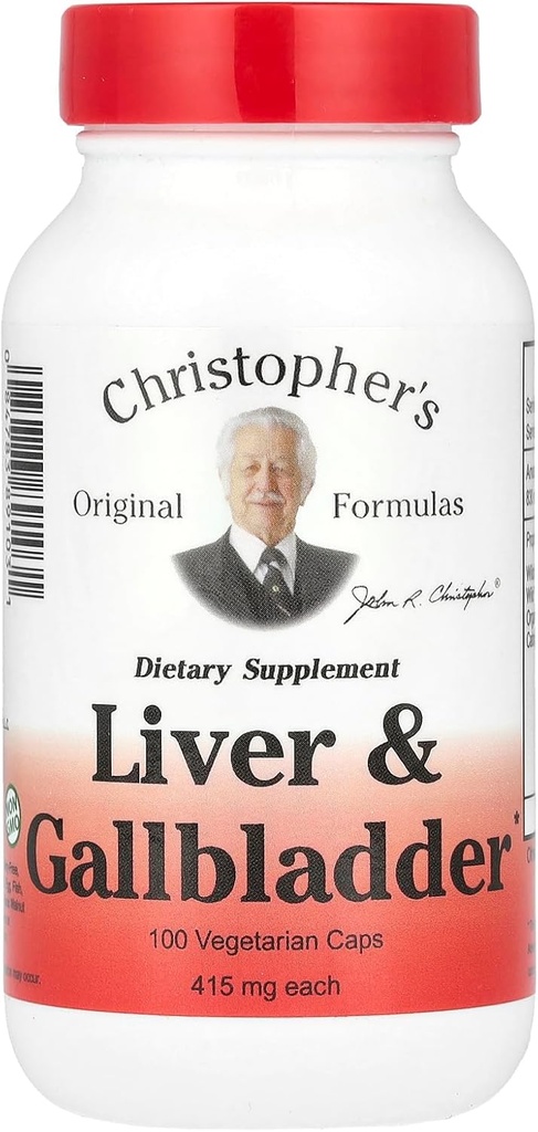 Christopher's Liver And Gall Bladder - 440 mg - 100 capsules végétariennes