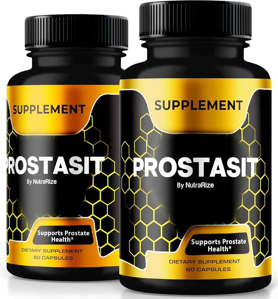 (2 Pack) Capsule Prostasit, Tutti Natural Premium Formula per sostenere la salute della prostata, Supplemento ufficiale per la salute e il benessere, Prosta Sit Pastillas Recensioni (120 capsule)