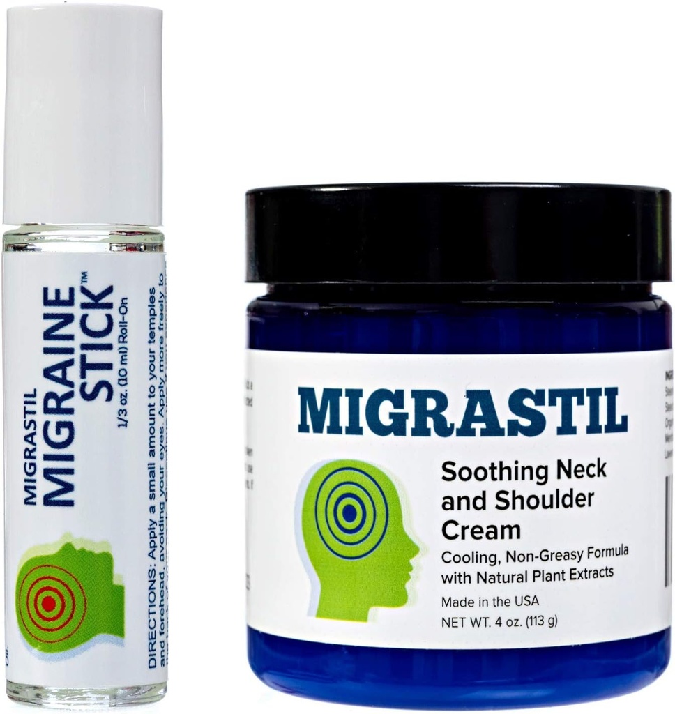 Migrastil Migraine Stick e lenitiva Neck & Shoulder Cream