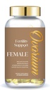 Ovarium® Fertility Support Supplemento - Miscela femminile - Vegan Multivitamin w / Estratto di tè nero, DHA, Omega-3, Chasteberry, & Folate - Supporta la percezione sana e migliora la salute delle uova (60 capsule)