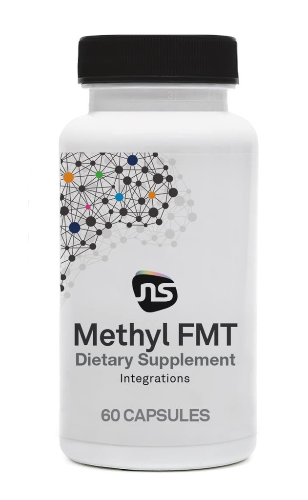 NeuroScience Methyl Folate Supplemento per gli uomini, le donne e i bambini - Methyl FMT Brain Supplemento per il supporto immunitario e la salute surrenale - Sostegno di metilazione confortevole - Vitamina B6 & Più (60 capsule)