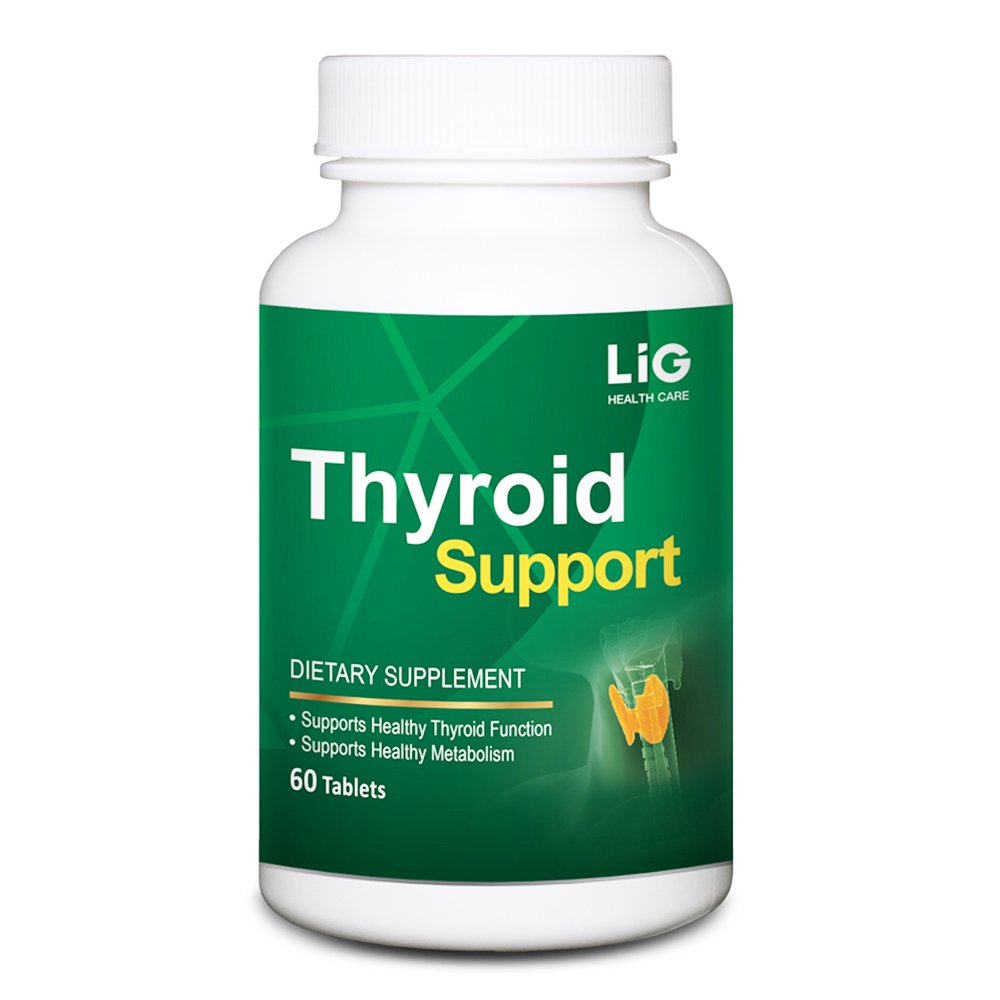 LIG Schilddrüse Unterstützung-Natural Ergänzung für Goiter & Hashimoto's Thyroiditis-Balance Hormon Levels-Maintain Thyroid Gland Funktion