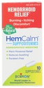 Suppositoires Boiron HemCalm pour le soulagement de la douleur, des démangeaisons, de l'enflure ou du malaise - 10 Compte