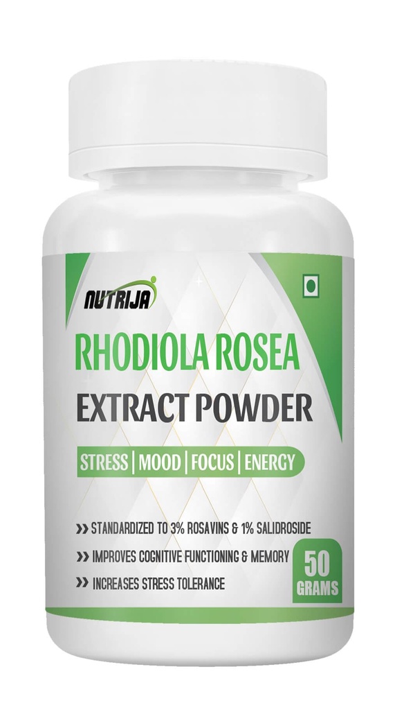 Rhodiola Rosea Wurzelextrakt Pulver (50 Gramm)