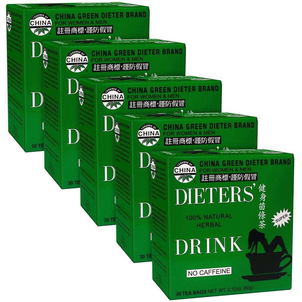 Tea Detox Tea di zio Lee con Lassativo di Senna, Rilievo di costipazione per adulti, Supporta un peso sano, Caffeina-Free Borse di tè erbe, 30 Conte (Pack of 5)