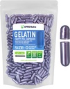 XPRS Nutra Size 0 Capsule Vuote - 500 Conte Empty Gelatin Capsule - Pillole DIY Capsule Filling - Pure Bovine Pill Gel Caps per Do-It-Yourself Supplements (Pearl Purple)