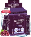 KEY NUTRIENTs Electrolytes Powder Packets - Fruity Grape 40 Pack Hydration Packets - Polvere di idratazione di viaggio - No Sugar, No Calories, Gluten Free - Made in USA