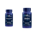 Prolongation de la durée de vie Pregnenolone 50mg et DHEA 25mg - Hormone Balance et Suppléments Anti-Age - 100 Capsules Chaque