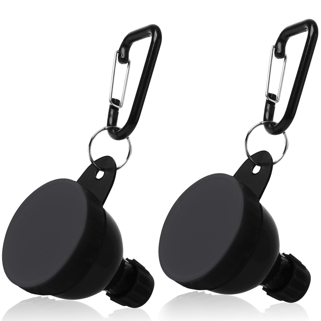 2 Pcs en poudre de protéines, conteneur portable en poudre de protéines, entonnoir en poudre de protéines, entonnoir de bouteille d'eau pour mélanges de poudre, préentraînement / supplément de gym entonnoir porte-clés (100ml)
