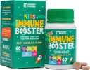Immununterstützungsergänzung für Kinder –Vitamin D, Tiger Milk Mushroom, Colostrum, Prebiotic -Komplett Gut & Immune Boost, natürliche Respiratorische Immununterstützung für Kinder & Kleinkind–60 Tasty Chocolate Chewable