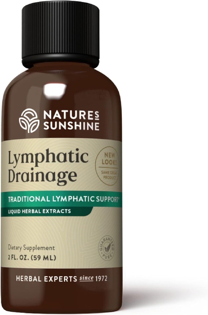 Nature's Sunshine lymphatic Drainage, 2 Fl. Oz | Lymphatic Drainage Supplement fördert die Effiziente Drainage des lymphatic Systems zur Förderung der Gesamtgesundheit