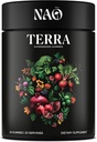 Terra Supergreens Gummies – 18 Superfood Ingredienti con Spirulina, Chlorella, Turmeric, Reishi & Ashwagandha – Daily Antioxidant, Detox & Immune Support Supplement – Vegan, Non OGM, Made in USA