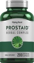 Piping Rock Prostate Supplemento per gli uomini | 200 capsule | Estratto di Complesso di erbe ProstAid con Saw Palmetto, Pygeum, Sting Nettle | Non OGM, Gluten Free
