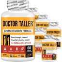 NuBest Doctor Taller - Höhenwachstum Formel - Unterstützt Höhenwachstum und Immunität - Keto mit Kalzium, Vitamin D3, Vitamin K2, Aminosäuren & Kräuter für Kinder (8+) - 6 Packung | 6 Monate Versorgung