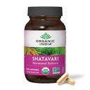 ORGANIC INDIA Shatavari Kapseln - Kräuterergänzung, Unterstützt Hormonal Balance, Immunsystem Unterstützung, Vegan, Gluten-Free, USDA Organic, unterstützt reproduktive Gesundheit - 90 Kapseln