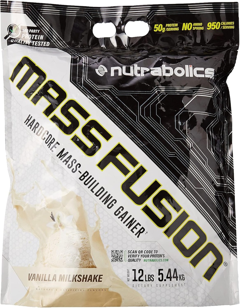 Nutrabolics Maß Fusion (Vanilla Shake, 12 Ib (29 Servietten))