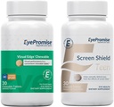 EyePromis Vizual Edge Kaue Leistung Augen Vitamin Screen Schild Teen Kaubares Auge Vitamin