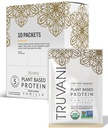 Truvani Vegan Pea Protein Pulver | Vanille | 20g Bio-Pflanzen basiertes Protein | Single Servieren Reisepakete | 10 Servierungen | Keto | Gluten & Dairy Free | Low Carb | Kein Zucker hinzugefügt
