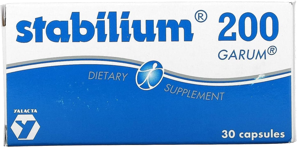 Nutricology Stabilium 200 - Natürliche Schlafhilfen für Erwachsene, Stress Ergänzungen, Schlafunterstützung, Fischöl, Vitamin A, Vitamin B6, Schlafpillen - 30 Count