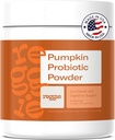 Reggie Kürbis Probiotisches Pulver für Hunde | 7-Strain Probiotics + Kürbis für Gut Gesundheit, Verdauung &amp; Hocker Konsistenz | Natürliche Hunde Verdauungsergänzung | Vet-Approved & Made in USA | 40 Scoops