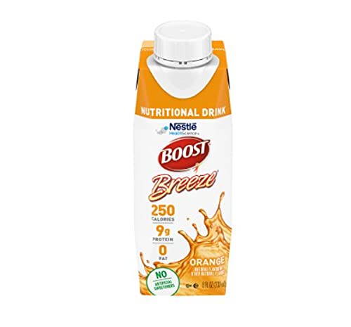Boost Breeze 18620000 Supplemento orale Arancione 8 oz. Cartone pronto all'uso, caso di 24