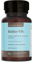 ENDUR-VM Multi vitamina Contiene 23 vitamine e minerali, senza ferro, rilascio prolungato, 300 schede
