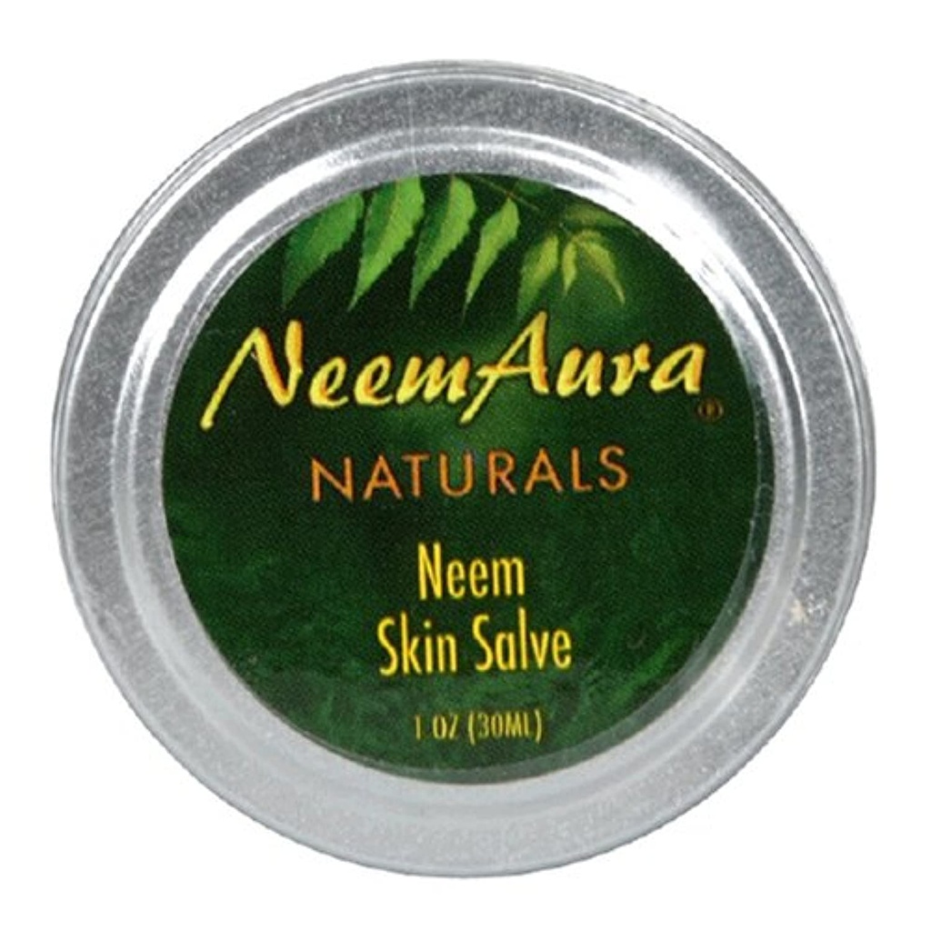Neemaura Naturals Neem Skin Salve, 1 oz (30 ml) (Pacchetto di 4)